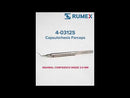 026R 4-0312S Microcoaxial Capsulorhexis Forceps, Ultrathin, 11.50 mm Curved Jaws, for 2.00 mm Incision, with Alignment Mechanism, Length 106 mm, Stainless Steel