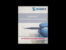 026R 4-0312S Microcoaxial Capsulorhexis Forceps, Ultrathin, 11.50 mm Curved Jaws, for 2.00 mm Incision, with Alignment Mechanism, Length 106 mm, Stainless Steel