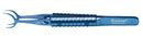 493R 4-08011T Nevyas-Wallace Fixation Forceps, 0.12 mm, 1x2 Teeth, Straight, Round Handle, Length 105 mm, Titanium