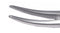 390R 4-123S Halsted Hemostatic Forceps, Curved, Long, Length 125 mm, Stainless Steel