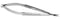 369R 11-0381S Scissors for DALK Procedure, Left, Length 106 mm, Stainless Steel