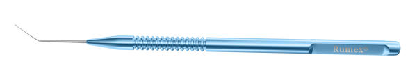 150R 5-034 Bechert Nucleus Rotator, Angled, Y-Shaped Tip, Length 121 mm, Round Titanium Handle