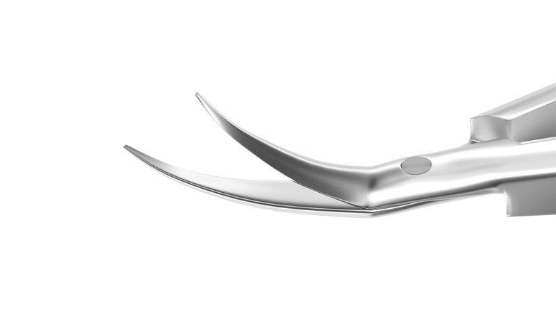 236R 11-024S Castroviejo Corneal Section Scissors, Right, 11.50 mm Blades, Lower Blade 0.50 mm Longer, Length 106 mm, Stainless Steel