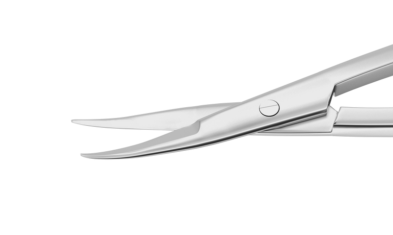 483R 11-036S DLEK Scissors, Medium Curve, Long Blades, Length 102 mm, Stainless Steel