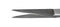 167R 11-080S Straight Iris Scissors, Sharp Tips, 28.00 mm Blades, Ring Handle, Length 115 mm, Stainless Steel