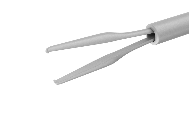 298R 12-4089 Vitreoretinal End-Gripping Forceps with Nail-Shaped Jaws, 25 Ga, Tip Only