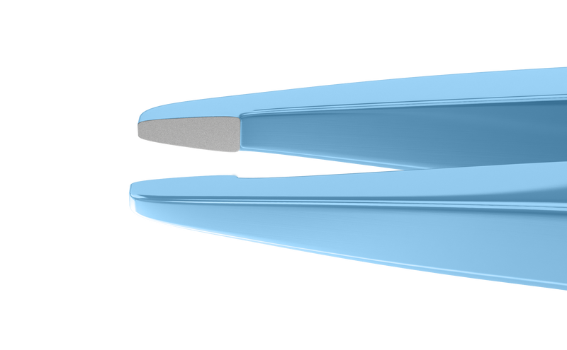 196R 4-042T Cilia Forceps, Narrow, Flat Handle, Length 86 mm, Titanium