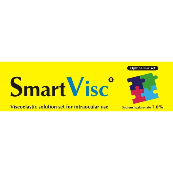 999R SmartVisc Viscoelastic Solution Set for Intraocular Use. Ophthalmic Set Includes: One Syringe with 1.00 ml Sodium Hyaluronate 1.6%; One Single-Use Injection Cannula, Luer-Lock, 27 Ga